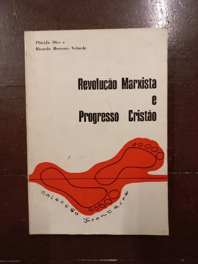Capa do livro Revolução Marxista E Progresso Cristão