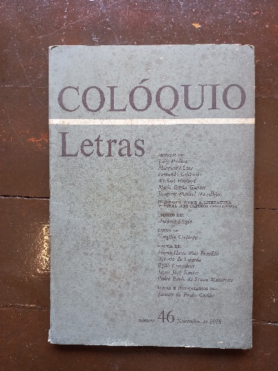 Imagem de capa do Colóquio de Letras