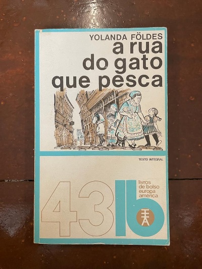 Capa do livro a rua do gato que pesca