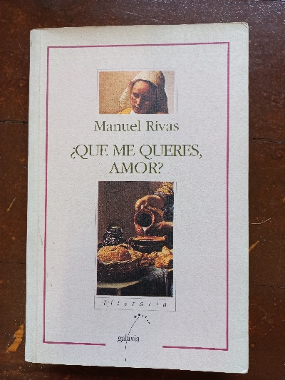 Capa do livro ?Que me queres, amor?