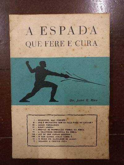 Capa do livro A Espada Que Fere e Cura