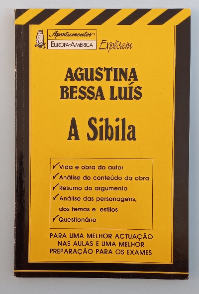 Capa do livro A Sibila - Apontamentos