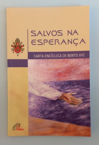 Capa do livro Salvos na Esperança - Carta Encíclica de Bento XVI
