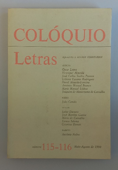 Imagem de capa do Colóquio de Letras