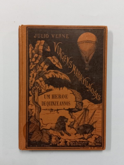 Capa do livro Um heroe de quinze annos - primeira parte