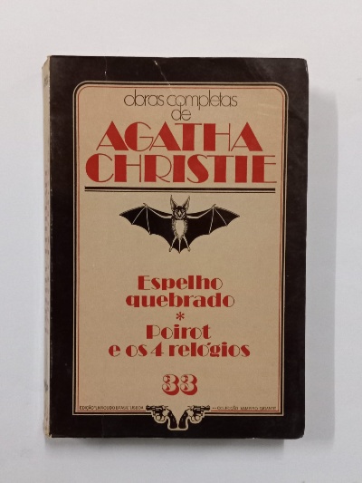 Capa do livro Espelho quebrado - Poirot e os 4 relõgios