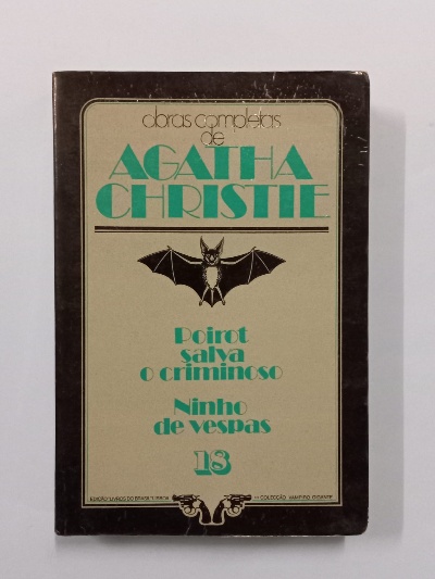 Capa do livro Poirot salva o criminoso - Ninho de vespas