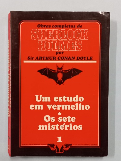 Capa do livro Um estudo em vermelho - Os sete mistérios