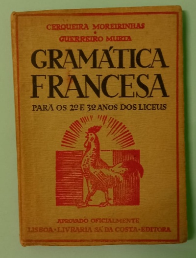 Capa do livro Gramática Francesa para os 2º e 3º ano dos Liceus