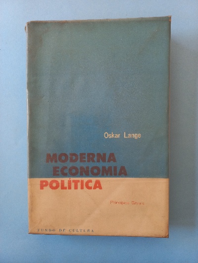 Capa do livro Moderna Economia Política