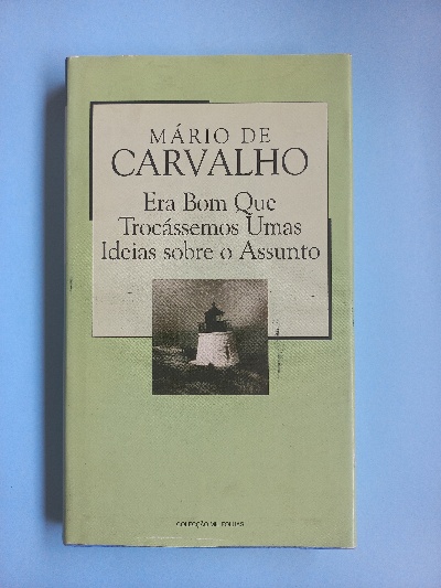 Imagem de capa do Era bom que trocássemos umas ideias sobre o assunto