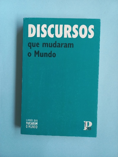 Capa do livro Discursos que mudaram o mundo