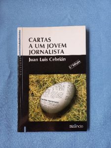 Capa do livro Cartas a um jovem jornalista