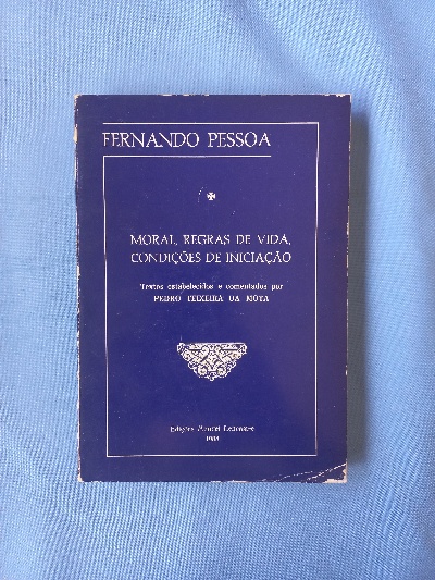 Imagem de capa do Moral, regras de vida, condições de iniciação 