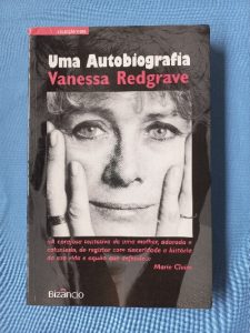 Capa do livro Vanessa Redgrave uma autobiografia