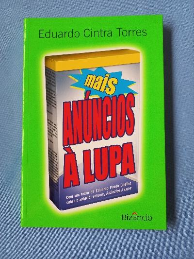 Capa do livro Mais anúncios à lupa