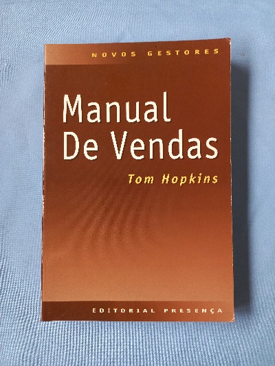 Capa do livro Manual de vendas
