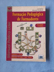 Capa do livro Manual prático lidel formação pedagógica de formadores