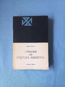 Capa do livro Estudos de cultura medieval