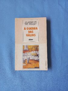 Capa do livro A guerra das Gálias