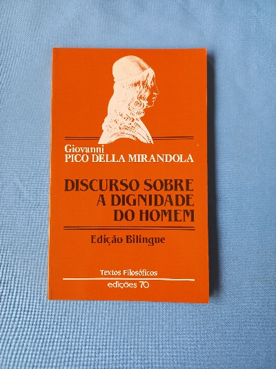 Capa do livro Discursos sobre a dignidade do Homem (Bilingue)