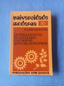 Capa do livro Os pressupostos do socialismo e as tarefas da Social-Democracia